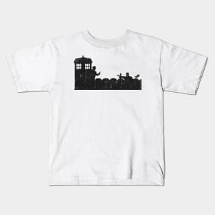 Doctor Who Black Design Kids T-Shirt